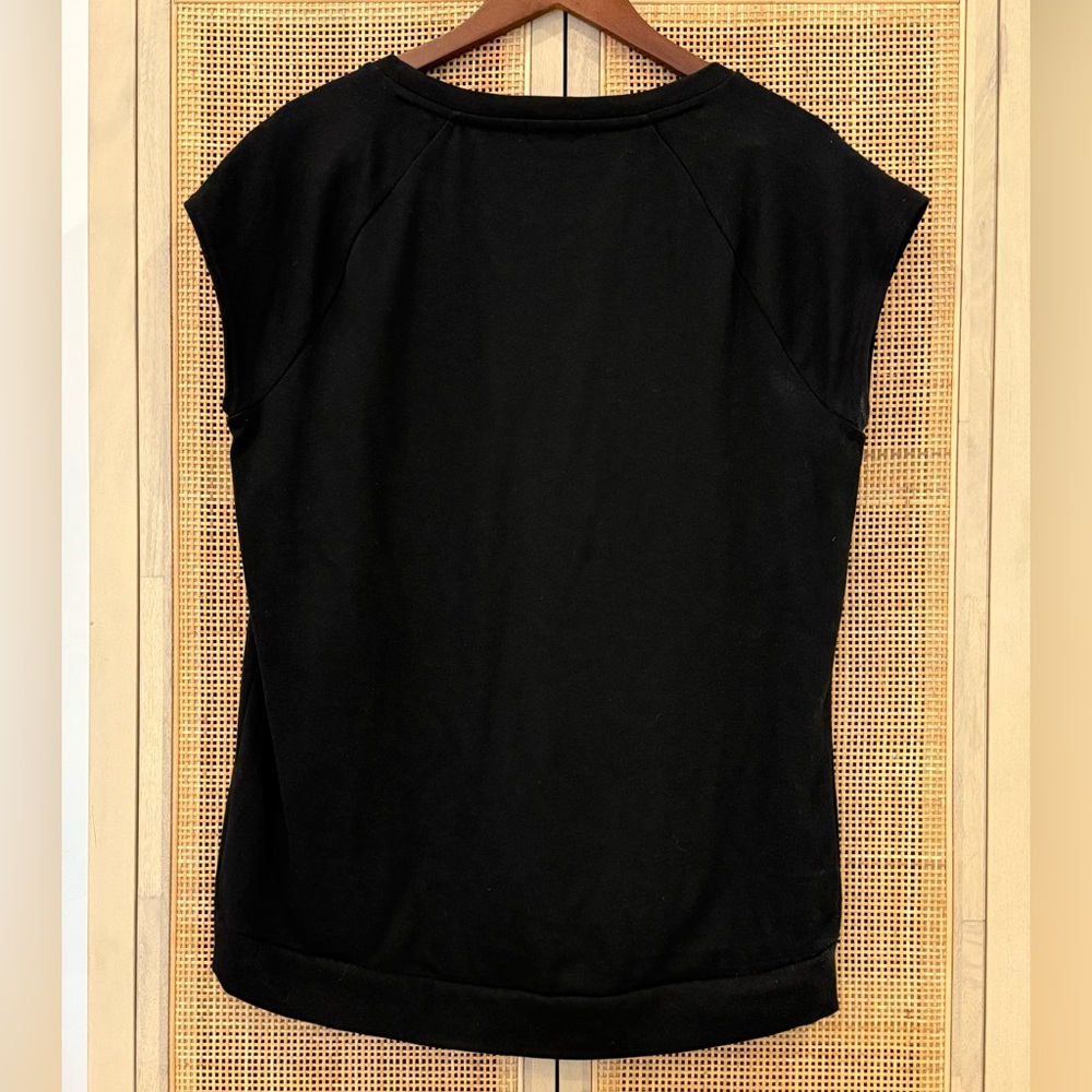 Vintage Juicy Couture If The Crown Fits Tee, Leopard Print, Black, Large, NWOT - Picture 3 of 6